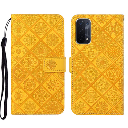 Ethnic Style Embossed Pattern Leather Phone Case, For OPPO A54, For OPPO A74 4G, For OPPO A74 5G, For OPPO A94 4G, For Samsung Galaxy A03s 164mm, For Samsung Galaxy A13 4G