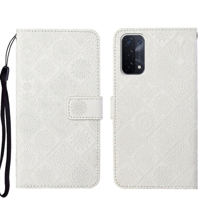 Ethnic Style Embossed Pattern Leather Phone Case, For OPPO A54, For OPPO A74 4G, For OPPO A74 5G, For OPPO A94 4G, For Samsung Galaxy A03s 164mm, For Samsung Galaxy A13 4G