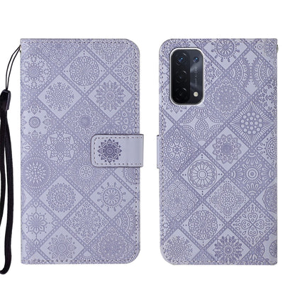 Ethnic Style Embossed Pattern Leather Phone Case, For OPPO A54, For OPPO A74 4G, For OPPO A74 5G, For OPPO A94 4G, For Samsung Galaxy A03s 164mm, For Samsung Galaxy A13 4G