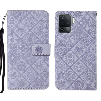 Ethnic Style Embossed Pattern Leather Phone Case, For OPPO A54, For OPPO A74 4G, For OPPO A74 5G, For OPPO A94 4G, For Samsung Galaxy A03s 164mm, For Samsung Galaxy A13 4G