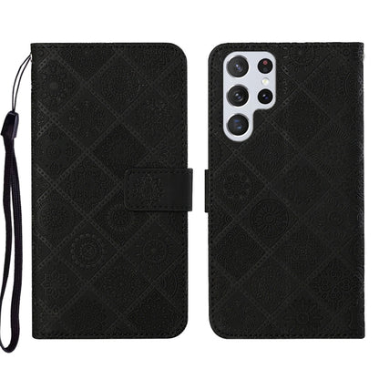 Ethnic Style Embossed Pattern Leather Phone Case, For Samsung Galaxy A33 5G, For Samsung Galaxy A52, For Samsung Galaxy A53, For Samsung Galaxy A73 5G, For Samsung Galaxy S22+ 5G, For Samsung Galaxy S22 Ultra 5G
