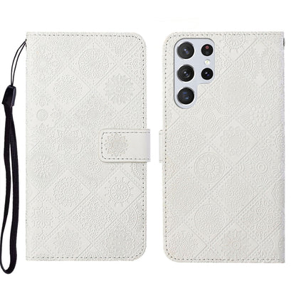 Ethnic Style Embossed Pattern Leather Phone Case, For Samsung Galaxy A33 5G, For Samsung Galaxy A52, For Samsung Galaxy A53, For Samsung Galaxy A73 5G, For Samsung Galaxy S22+ 5G, For Samsung Galaxy S22 Ultra 5G
