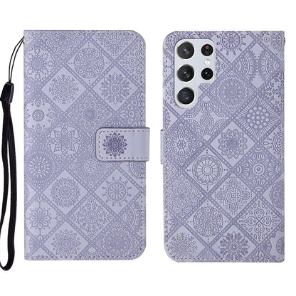 Ethnic Style Embossed Pattern Leather Phone Case, For Samsung Galaxy A33 5G, For Samsung Galaxy A52, For Samsung Galaxy A53, For Samsung Galaxy A73 5G, For Samsung Galaxy S22+ 5G, For Samsung Galaxy S22 Ultra 5G