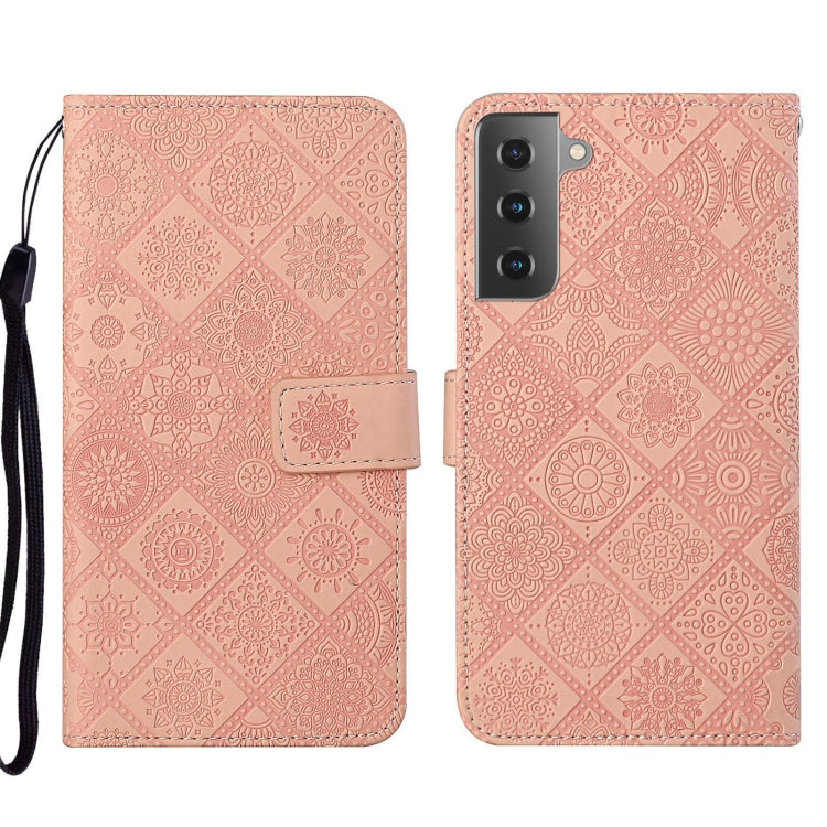 Ethnic Style Embossed Pattern Leather Phone Case, For Samsung Galaxy S22 5G