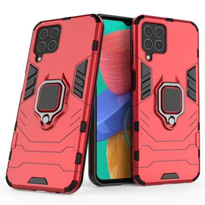 PC + TPU Shockproof Protective Phone Case with Magnetic Ring Holder, For Samsung Galaxy M33 5G India
