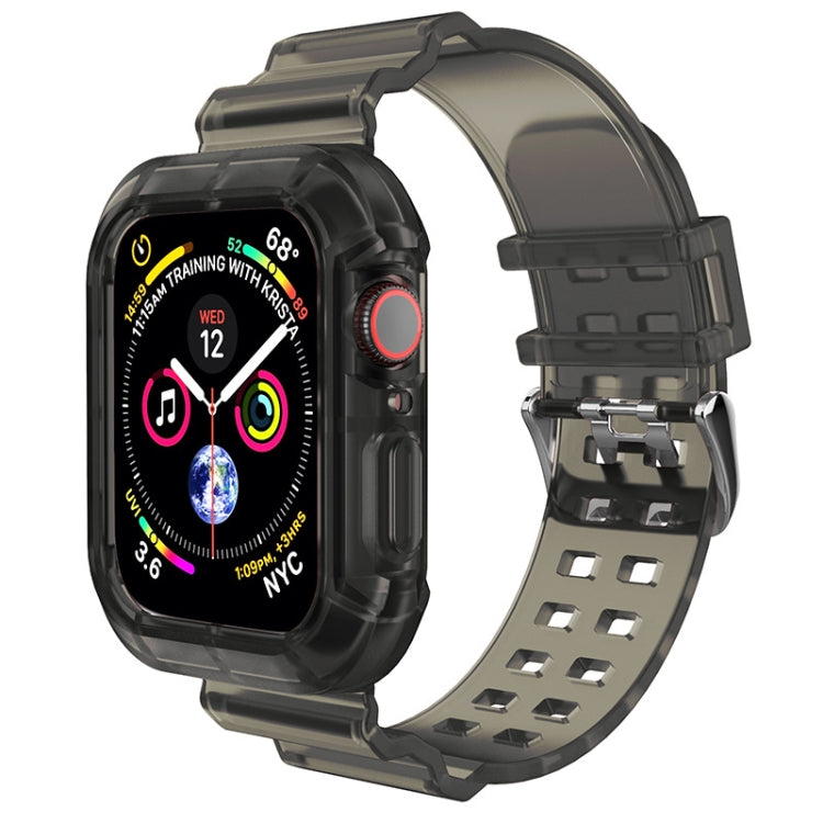 Transparent Watch Band For Apple Watch Series 8&7 45mm / SE 2&6&SE&5&4 44mm / 3&2&1 42mm(Transparent Brown), 7 41mm / 6&SE&5&4 40mm / 3&2&1 38mm, 7 45mm / 6&SE&5&4 44mm / 3&2&1 42mm
