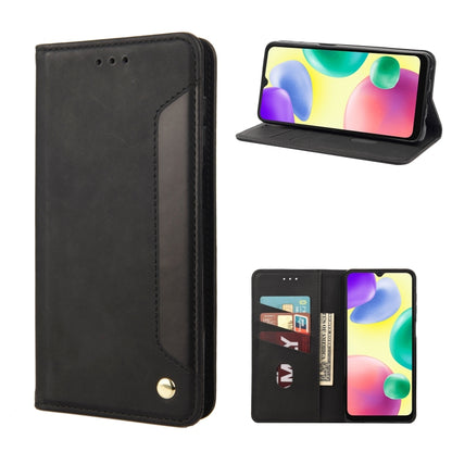 Skin Feel Splicing Leather Phone Case, For Xiaomi Redmi 10A, For Xiaomi Redmi 10C, For Samsung Galaxy M23 5G, For Samsung Galaxy M53 5G