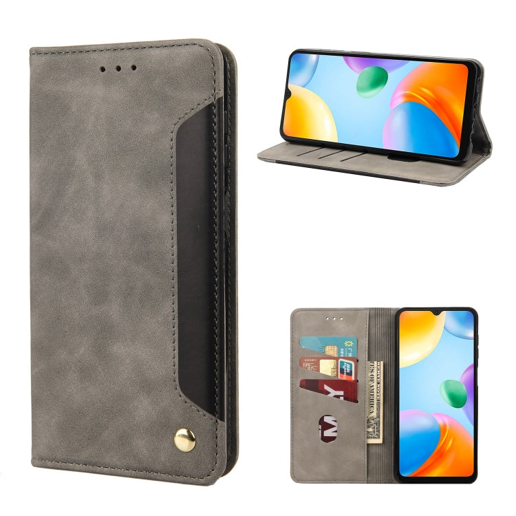 Skin Feel Splicing Leather Phone Case, For Xiaomi Redmi 10A, For Xiaomi Redmi 10C, For Samsung Galaxy M23 5G, For Samsung Galaxy M53 5G