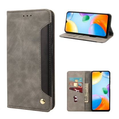 Skin Feel Splicing Leather Phone Case, For Xiaomi Redmi 10A, For Xiaomi Redmi 10C, For Samsung Galaxy M23 5G, For Samsung Galaxy M53 5G