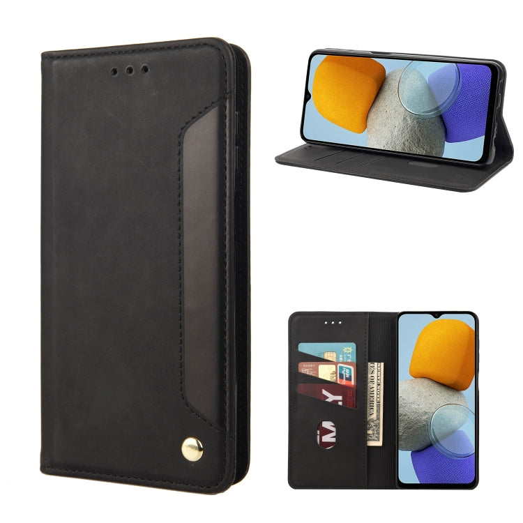 Skin Feel Splicing Leather Phone Case, For Xiaomi Redmi 10A, For Xiaomi Redmi 10C, For Samsung Galaxy M23 5G, For Samsung Galaxy M53 5G