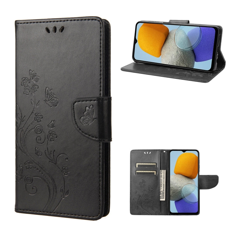 Butterfly Flower Pattern Flip Leather Phone Case, For Xiaomi Redmi 10A, For Xiaomi Redmi 10C, For Samsung Galaxy M23 5G, For Samsung Galaxy M53 5G