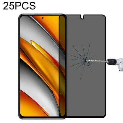 25 PCS Full Cover Anti-peeping Tempered Glass Film For Samsung Galaxy A12, For Xiaomi Redmi Note 4G / 5G(25 PCS), For Xiaomi Redmi Note 10 Pro(25 PCS), For Xiaomi Poco X3 Pro(25 PCS), For Xiaomi Poco F3(25 PCS), For Xiaomi Poco M3 Pro(25 PCS)          ...