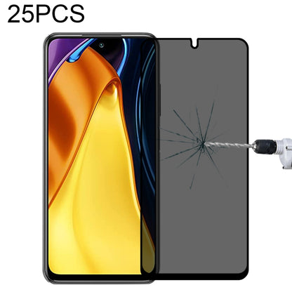25 PCS Full Cover Anti-peeping Tempered Glass Film For Samsung Galaxy A12, For Xiaomi Redmi Note 4G / 5G(25 PCS), For Xiaomi Redmi Note 10 Pro(25 PCS), For Xiaomi Poco X3 Pro(25 PCS), For Xiaomi Poco F3(25 PCS), For Xiaomi Poco M3 Pro(25 PCS)          ...