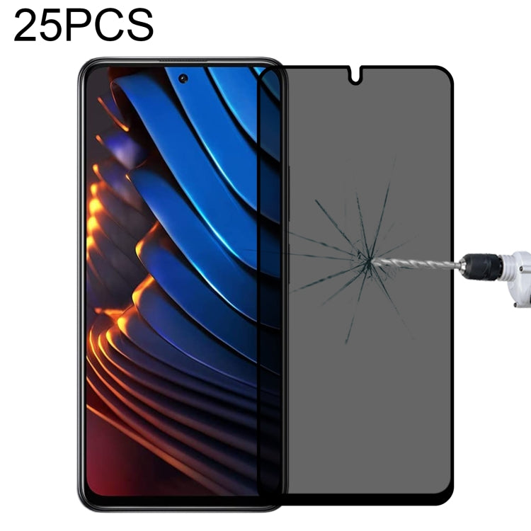 25 PCS Full Cover Anti-peeping Tempered Glass Film For Samsung Galaxy A12, For Xiaomi Redmi Note 4G / 5G(25 PCS), For Xiaomi Redmi Note 10 Pro(25 PCS), For Xiaomi Poco X3 Pro(25 PCS), For Xiaomi Poco F3(25 PCS), For Xiaomi Poco M3 Pro(25 PCS)          ...