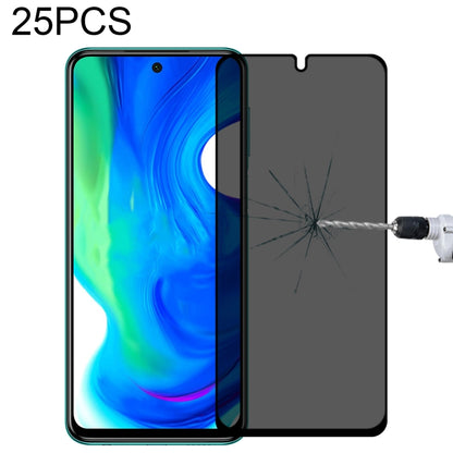 25 PCS Full Cover Anti-peeping Tempered Glass Film For Samsung Galaxy A12, For Xiaomi Redmi Note 4G / 5G(25 PCS), For Xiaomi Redmi Note 10 Pro(25 PCS), For Xiaomi Poco X3 Pro(25 PCS), For Xiaomi Poco F3(25 PCS), For Xiaomi Poco M3 Pro(25 PCS)          ...