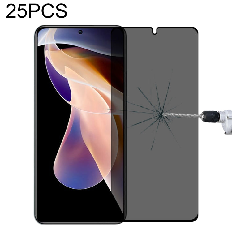 25 PCS Full Cover Anti-peeping Tempered Glass Film For Samsung Galaxy A12, For Xiaomi Redmi Note 4G / 5G(25 PCS), For Xiaomi Redmi Note 10 Pro(25 PCS), For Xiaomi Poco X3 Pro(25 PCS), For Xiaomi Poco F3(25 PCS), For Xiaomi Poco M3 Pro(25 PCS)          ...
