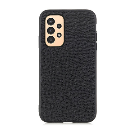 Cross Texture Genuine Leather Phone Case, For Samsung Galaxy A13 4G, For Samsung Galaxy M23 / F23 5G