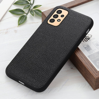 Litchi Texture Genuine Leather Phone Case, For Samsung Galaxy A13 4G, For Samsung Galaxy M23 / F23 5G