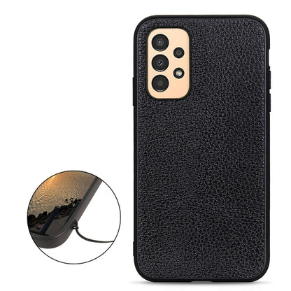 Litchi Texture Genuine Leather Phone Case, For Samsung Galaxy A13 4G, For Samsung Galaxy M23 / F23 5G