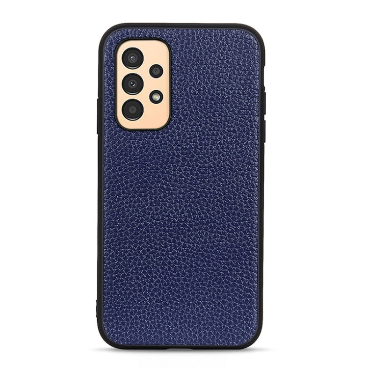Litchi Texture Genuine Leather Phone Case, For Samsung Galaxy A13 4G, For Samsung Galaxy M23 / F23 5G