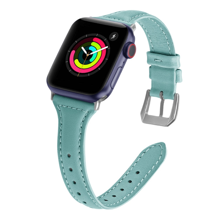 Genuine Leather Watch Band For Apple Watch Series, 7 45mm / 6&SE&5&4 44mm / 3&2&1 42mm, 7 41mm / 6&SE&5&4 40mm / 3&2&1 38mm, For Apple Watch Ultra 49mm&Watch Ultra 2 49mm, For Apple Watch Series 9&8&7 41mm