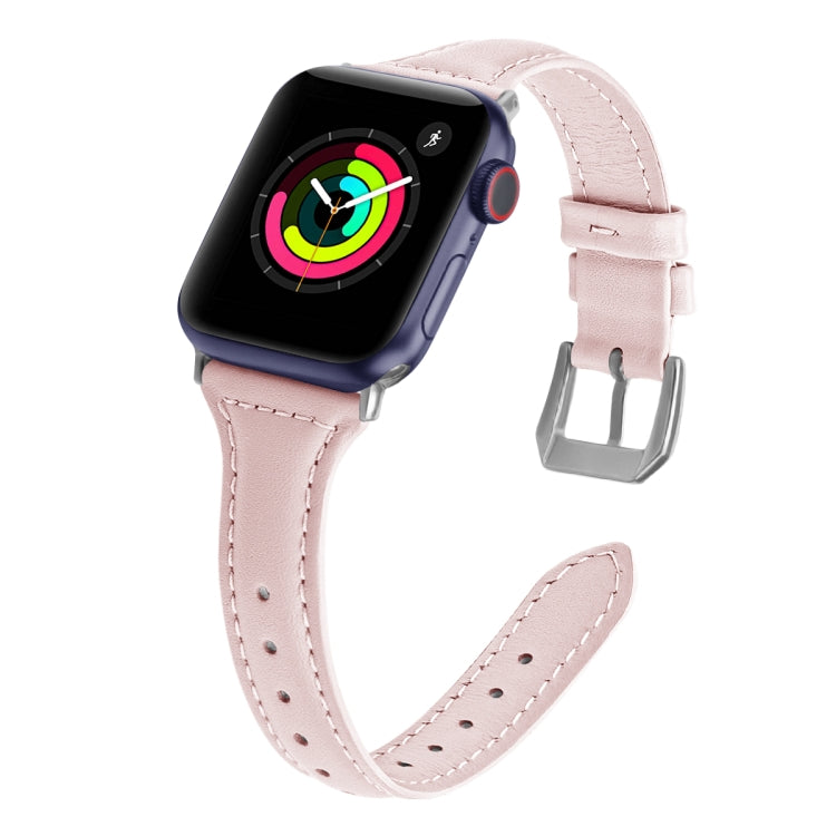 Genuine Leather Watch Band For Apple Watch Series, 7 45mm / 6&SE&5&4 44mm / 3&2&1 42mm, 7 41mm / 6&SE&5&4 40mm / 3&2&1 38mm, For Apple Watch Ultra 49mm&Watch Ultra 2 49mm, For Apple Watch Series 9&8&7 41mm