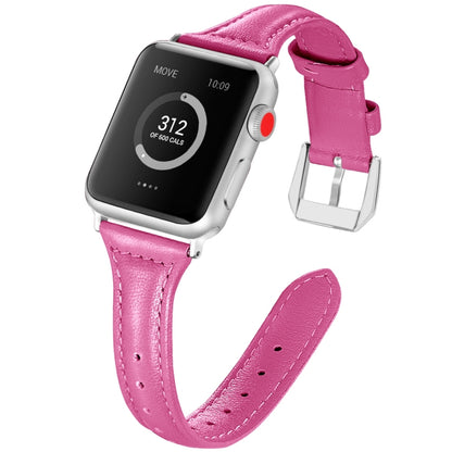 Genuine Leather Watch Band For Apple Watch Series, 7 45mm / 6&SE&5&4 44mm / 3&2&1 42mm, 7 41mm / 6&SE&5&4 40mm / 3&2&1 38mm, For Apple Watch Ultra 49mm&Watch Ultra 2 49mm, For Apple Watch Series 9&8&7 41mm