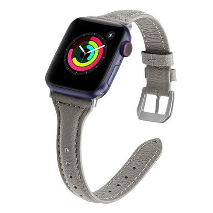 Genuine Leather Watch Band For Apple Watch Series, 7 45mm / 6&SE&5&4 44mm / 3&2&1 42mm, 7 41mm / 6&SE&5&4 40mm / 3&2&1 38mm, For Apple Watch Ultra 49mm&Watch Ultra 2 49mm, For Apple Watch Series 9&8&7 41mm