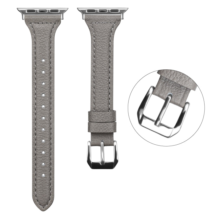 Genuine Leather Watch Band For Apple Watch Series, 7 45mm / 6&SE&5&4 44mm / 3&2&1 42mm, 7 41mm / 6&SE&5&4 40mm / 3&2&1 38mm, For Apple Watch Ultra 49mm&Watch Ultra 2 49mm, For Apple Watch Series 9&8&7 41mm