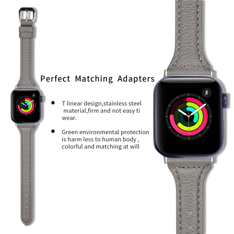 Genuine Leather Watch Band For Apple Watch Series, 7 45mm / 6&SE&5&4 44mm / 3&2&1 42mm, 7 41mm / 6&SE&5&4 40mm / 3&2&1 38mm, For Apple Watch Ultra 49mm&Watch Ultra 2 49mm, For Apple Watch Series 9&8&7 41mm