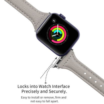 Genuine Leather Watch Band For Apple Watch Series, 7 45mm / 6&SE&5&4 44mm / 3&2&1 42mm, 7 41mm / 6&SE&5&4 40mm / 3&2&1 38mm, For Apple Watch Ultra 49mm&Watch Ultra 2 49mm, For Apple Watch Series 9&8&7 41mm