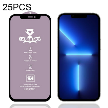 For iPhone 14 / 13 / 13 Pro 25pcs 9H HD Alumina Tempered Glass Film, For iPhone 13 mini (25pcs), For iPhone 14 / 13 / 13 Pro (25pcs), For iPhone 13 Pro Max (25pcs)