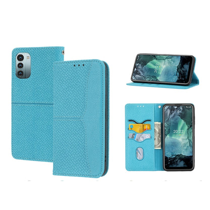 Woven Texture Stitching Magnetic PU Leather Phone Case, For Google Pixel 7, For Nokia G21 / G11, For Google Pixel 7 Pro, For Kyocera Android One S9 / Digno Sanga Edition, For Samsung Galaxy M23 / F23 5G Japanese Version, For OPPO Realme C31 4G Global  ...