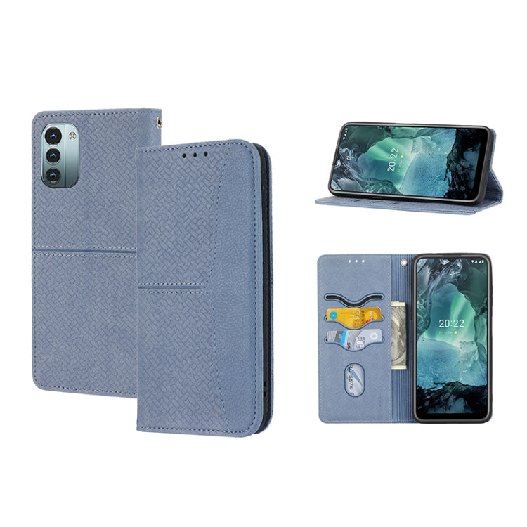 Woven Texture Stitching Magnetic PU Leather Phone Case, For Google Pixel 7, For Nokia G21 / G11, For Google Pixel 7 Pro, For Kyocera Android One S9 / Digno Sanga Edition, For Samsung Galaxy M23 / F23 5G Japanese Version, For OPPO Realme C31 4G Global  ...