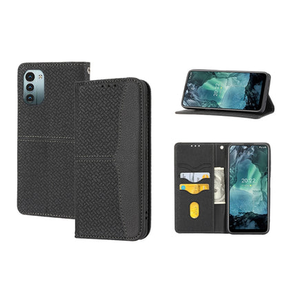 Woven Texture Stitching Magnetic PU Leather Phone Case, For Google Pixel 7, For Nokia G21 / G11, For Google Pixel 7 Pro, For Kyocera Android One S9 / Digno Sanga Edition, For Samsung Galaxy M23 / F23 5G Japanese Version, For OPPO Realme C31 4G Global  ...