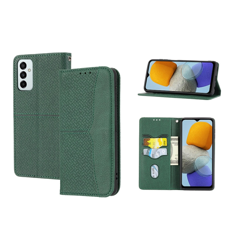 Woven Texture Stitching Magnetic PU Leather Phone Case, For Google Pixel 7, For Nokia G21 / G11, For Google Pixel 7 Pro, For Kyocera Android One S9 / Digno Sanga Edition, For Samsung Galaxy M23 / F23 5G Japanese Version, For OPPO Realme C31 4G Global  ...