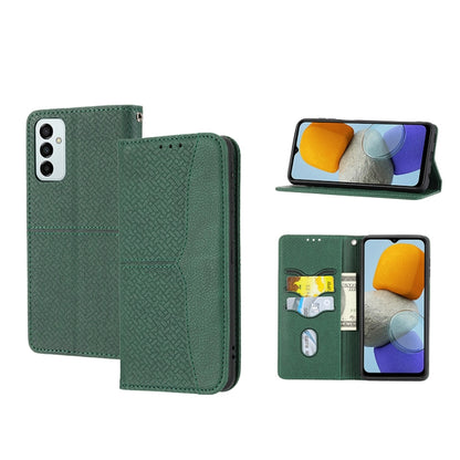 Woven Texture Stitching Magnetic PU Leather Phone Case, For Google Pixel 7, For Nokia G21 / G11, For Google Pixel 7 Pro, For Kyocera Android One S9 / Digno Sanga Edition, For Samsung Galaxy M23 / F23 5G Japanese Version, For OPPO Realme C31 4G Global  ...
