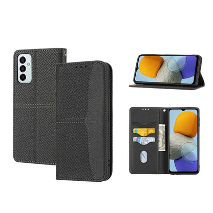 Woven Texture Stitching Magnetic PU Leather Phone Case, For Google Pixel 7, For Nokia G21 / G11, For Google Pixel 7 Pro, For Kyocera Android One S9 / Digno Sanga Edition, For Samsung Galaxy M23 / F23 5G Japanese Version, For OPPO Realme C31 4G Global  ...