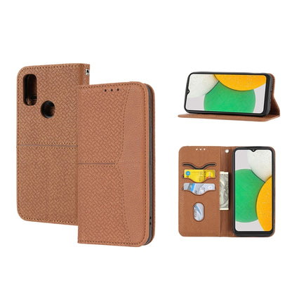 Woven Texture Stitching Magnetic PU Leather Phone Case, For Google Pixel 7, For Nokia G21 / G11, For Google Pixel 7 Pro, For Kyocera Android One S9 / Digno Sanga Edition, For Samsung Galaxy M23 / F23 5G Japanese Version, For OPPO Realme C31 4G Global  ...