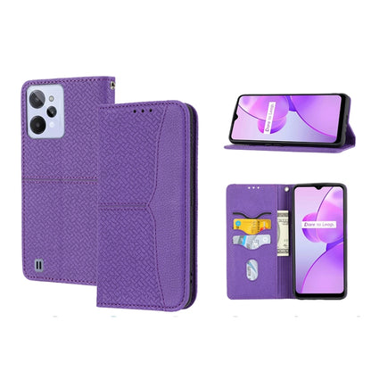 Woven Texture Stitching Magnetic PU Leather Phone Case, For Google Pixel 7, For Nokia G21 / G11, For Google Pixel 7 Pro, For Kyocera Android One S9 / Digno Sanga Edition, For Samsung Galaxy M23 / F23 5G Japanese Version, For OPPO Realme C31 4G Global  ...