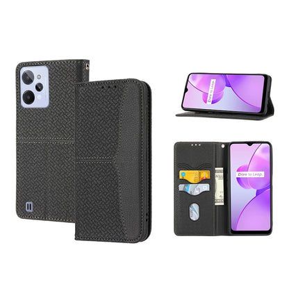 Woven Texture Stitching Magnetic PU Leather Phone Case, For Google Pixel 7, For Nokia G21 / G11, For Google Pixel 7 Pro, For Kyocera Android One S9 / Digno Sanga Edition, For Samsung Galaxy M23 / F23 5G Japanese Version, For OPPO Realme C31 4G Global  ...