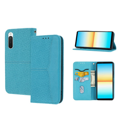 Woven Texture Stitching Magnetic PU Leather Phone Case, For Google Pixel 7, For Nokia G21 / G11, For Google Pixel 7 Pro, For Kyocera Android One S9 / Digno Sanga Edition, For Samsung Galaxy M23 / F23 5G Japanese Version, For OPPO Realme C31 4G Global  ...