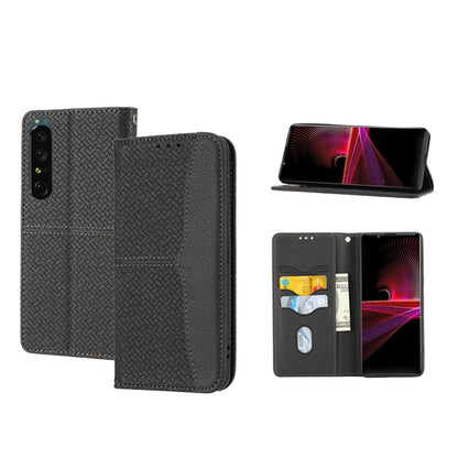 Woven Texture Stitching Magnetic PU Leather Phone Case, For Google Pixel 7, For Nokia G21 / G11, For Google Pixel 7 Pro, For Kyocera Android One S9 / Digno Sanga Edition, For Samsung Galaxy M23 / F23 5G Japanese Version, For OPPO Realme C31 4G Global  ...