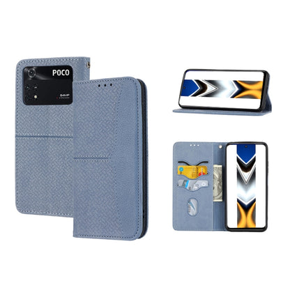 Woven Texture Stitching Magnetic PU Leather Phone Case, For Xiaomi Redmi 10A, For Xiaomi Poco M4 Pro, For Xiaomi Redmi Note 11E, For Xiaomi Redmi 10 5G, For Samsung Galaxy A03s 164.2mm US Version