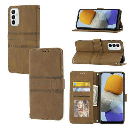 Embossed Striped Magnetic Buckle Horizontal Flip Phone Leather Case, For Samsung Galaxy M23 / F23 5G Japanese Version, For Sony Xperia 10 IV, For Sony Xperia 1 IV, For Xiaomi Redmi 10A, For Xiaomi Redmi 10C 4G Global, For Motorola Moto G Stylus 5G 2022...
