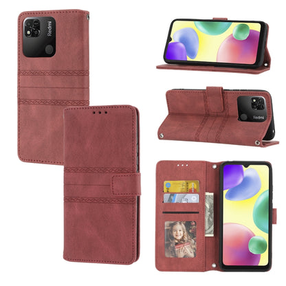 Embossed Striped Magnetic Buckle Horizontal Flip Phone Leather Case, For Samsung Galaxy M23 / F23 5G Japanese Version, For Sony Xperia 10 IV, For Sony Xperia 1 IV, For Xiaomi Redmi 10A, For Xiaomi Redmi 10C 4G Global, For Motorola Moto G Stylus 5G 2022...