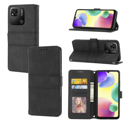 Embossed Striped Magnetic Buckle Horizontal Flip Phone Leather Case, For Samsung Galaxy M23 / F23 5G Japanese Version, For Sony Xperia 10 IV, For Sony Xperia 1 IV, For Xiaomi Redmi 10A, For Xiaomi Redmi 10C 4G Global, For Motorola Moto G Stylus 5G 2022...