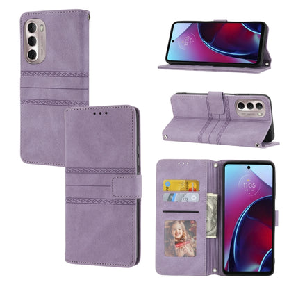 Embossed Striped Magnetic Buckle Horizontal Flip Phone Leather Case, For Samsung Galaxy M23 / F23 5G Japanese Version, For Sony Xperia 10 IV, For Sony Xperia 1 IV, For Xiaomi Redmi 10A, For Xiaomi Redmi 10C 4G Global, For Motorola Moto G Stylus 5G 2022...