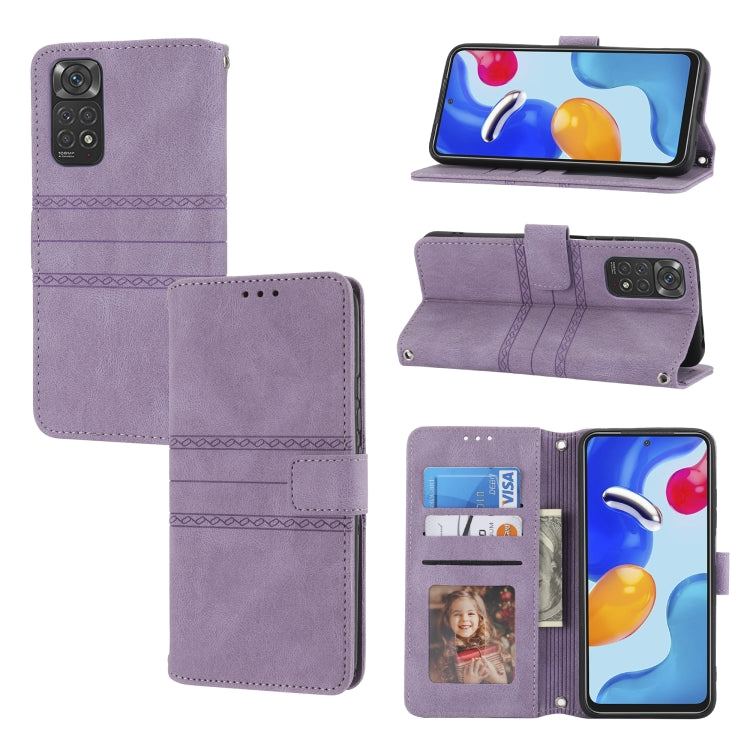 Embossed Striped Magnetic Buckle Horizontal Flip Phone Leather Case, For Samsung Galaxy M23 / F23 5G Japanese Version, For Sony Xperia 10 IV, For Sony Xperia 1 IV, For Xiaomi Redmi 10A, For Xiaomi Redmi 10C 4G Global, For Motorola Moto G Stylus 5G 2022...