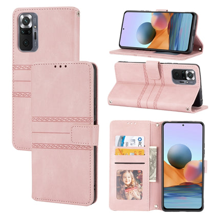Embossed Striped Magnetic Buckle Horizontal Flip Phone Leather Case, For Samsung Galaxy M23 / F23 5G Japanese Version, For Sony Xperia 10 IV, For Sony Xperia 1 IV, For Xiaomi Redmi 10A, For Xiaomi Redmi 10C 4G Global, For Motorola Moto G Stylus 5G 2022...
